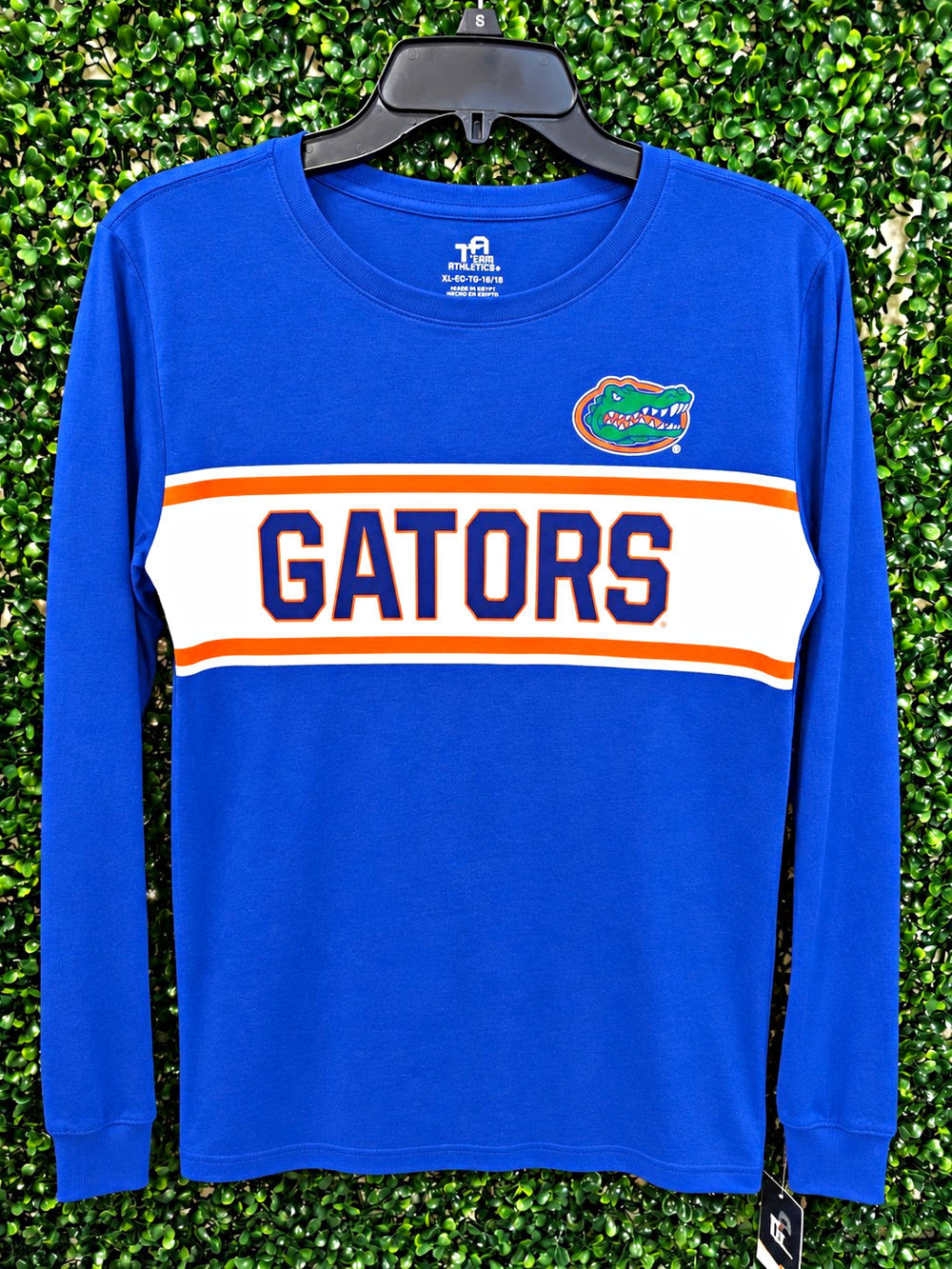 Team Athletics Florida Gators Blue Long Sleeve Shirt - Youth Size XL (16/18)
